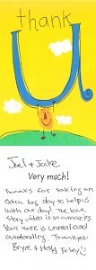 Foley Thank You Card